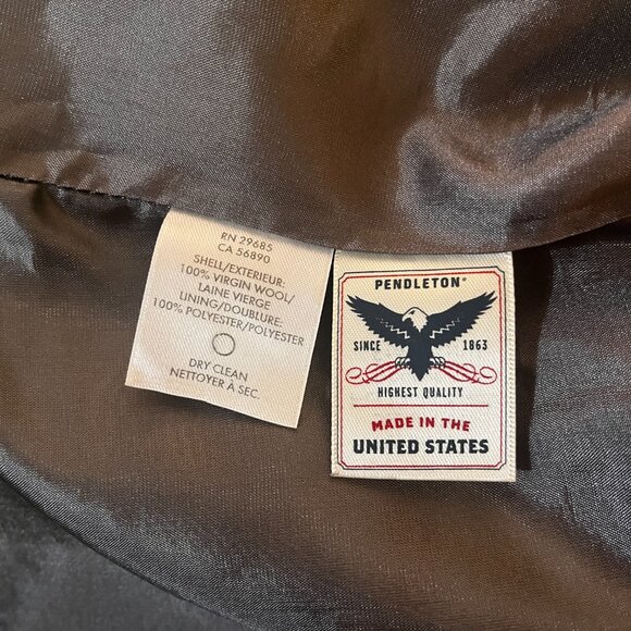 Pendelton Wool Coat Dress The Portland Collection Womens Sz S - Picture 12 of 12